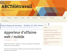 Tablet Screenshot of abcteletravail.com